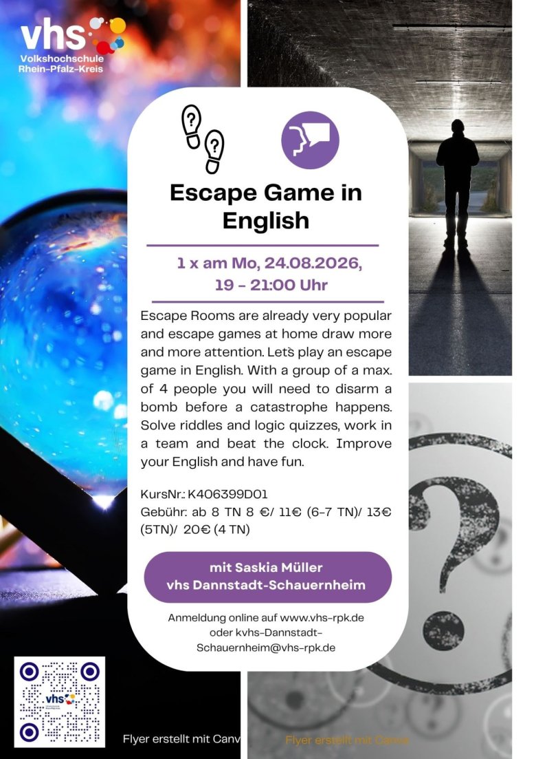 Escape Games Flyer - 1