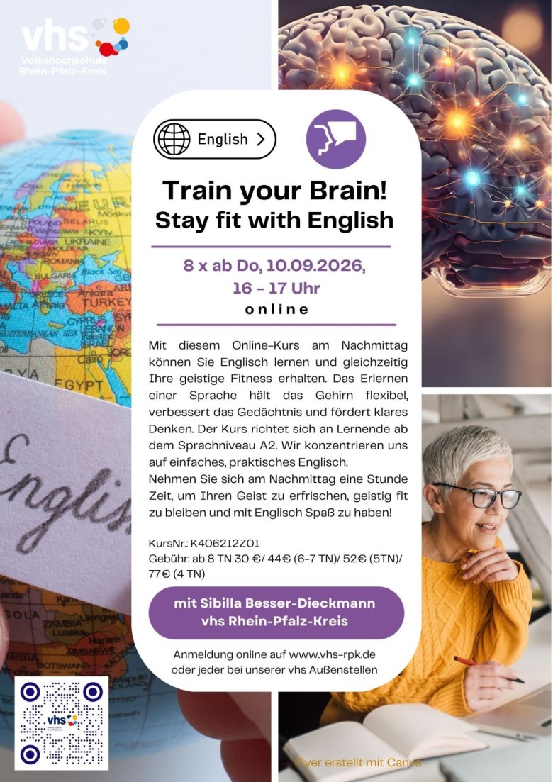 Train your brain online Flyer - 1