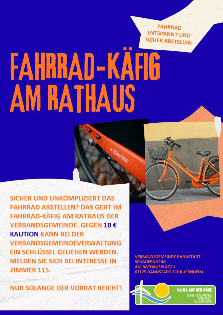 Fahrradkäfig-Flyer - Design