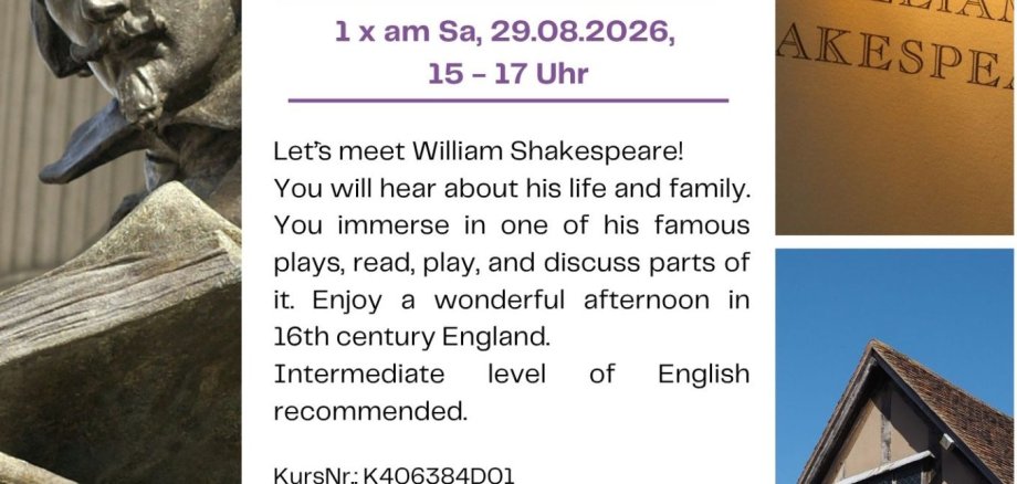 Shakespeare Afternoon Flyer - 1