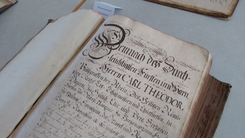 Dorfgerichtsbuch aus dem 16. Jahrhundert